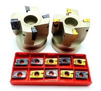 Spring Collet Set BAP400R milling Cutter Head BAP 400 50 63 80 is Replacement for APKT1604 APMT1604 CNC Turning Tool Carbide Insert milling Cutter Lathe Milling Tool (Size : No Cutter, Color : APMT1
