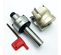 Spring Collet Set CNC Lathe Tool C20 FMB22 27 FMB32 C20-FMB22 C20-FMB27 C25-FMB27 Face Milling Cutter BAP 300R 400R Shank Tool Holder Lathe Milling Tool (Size : BAP400R 80-27-6T)