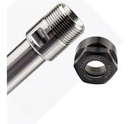 Spring Collet Set ER Extension Rod C8 C10 C12 C16 C20 C25 Straight Shank Extension Rod ER11 ER16 ER20 ER25 ER32 A UM Collet Chuck Holder Lathe Milling Tool (Color : A Type, Size : C20-ER11-150)