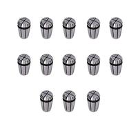 Spring Collet Set ER11 Milling Lathe Chuck Tool, 13Pcs 1.0mm - 7.0mm - Firm Clamping, Ideal for Precision Machining