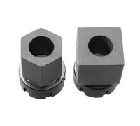 Spring Collet Set ER25 ER32 ER40 A UM Square/Hexagonal Collet Chuck ER hex Spring Chuck CNC Lathe Engraving Cutting Machine Tool Holder Lathe Milling Tool (Color : Type, Size : ER25UM (Hexagonal))