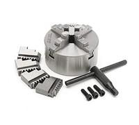 Spring Collet Set K12-125 125mm 4 Jaw Self Centering Lathe Chuck with Key Lathe Milling Tool