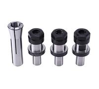 Spring Collet Set Retail 3 Pieces of 3/4 ER20 1.38 Chuck Chuck + 1Pc R8 Chuck 3/4, with Flat TTS System Kit, Tool Holder Lathe Milling Tool