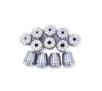 Spring Collet Sleeve ER16 ER40 0.015mm 0.008mm CNC Clamping Fixture ER Spring Chuck Collet(ER40-12pcs,AA Grade (0.008))