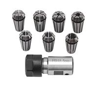 Spring Collets ER11 1mm to 7mm 7 Pcs Collet Set Holder for CNC Milling Machine Drilling Boring Sculpting Tool