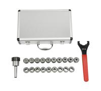 Spring Collets Set, MT2 Shank ER32 Collet Chuck, 19pcs ER32 Spring Collets Chuck, 2-20mm, Clamps CNC Tool ColletChuck, for Milling, Boring, Drilling