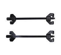 Spring Compressor Set 2-Piece 90-370 mm Carbon Steel with Secure Jaw Design for Car Tuning Lowering Assembly in Workshop Garage Repair
