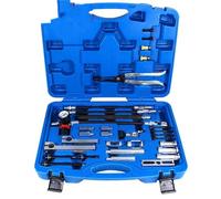 Spring Compressor Tool Kit Style Valve Spring Compressor Engine Cylinder Head Remover Installer With A Plier Fit For Mercedes Fit For BMW Valve Spring Compressors(Blue)