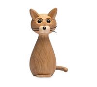 Spring Copenhagen Brave Cat decoration 24 cm Oak Oak