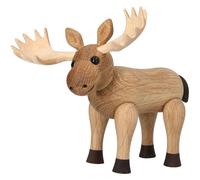Spring Copenhagen - Harald Wooden Figurine Moose, 14 cm - Nature