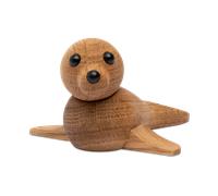 Spring Copenhagen Mini Seal decoration 9 cm Oak