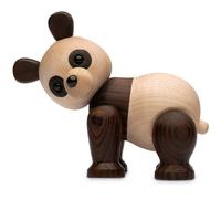Spring Copenhagen - Polly Panda Wooden Figurine, 14 cm - Black