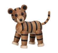Spring Copenhagen Shiva tiger figurine Beige, 12x6x12 cm