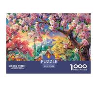 Spring Cottage SceneFormidable 1000-Piece Jigsaw Puzzles for Adults An Odyssey of Impossible, Hard, And Difficult Challenging Puzzle Educational Games - The Ultimate Gift for Dedicated Adult And Teen