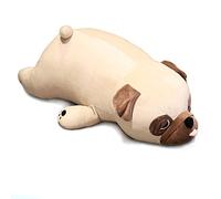 Spring Country Bulldog Plush Toy, 50cm Stuffed Animal Throw Plushie Pillow Doll, Soft Fluffy Puppy Dog Hugging Cushion - Present for Every Age & Occasion