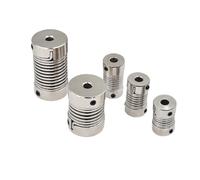 Spring Coupling For Encoder Stepper Servo electronic starter Elastic High Torque Threaded Flexible Coupling Soft Connection MQXFCZUX(D16L35 Hole 4-10mm)
