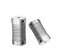 Spring Coupling LP-D-D16L25 Zinc Alloy Soft Motor Shaft Rotary Encoder Coupling 4mm 5mm 8mm 10mm LP(4mmX5mm)
