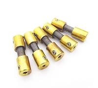 Spring Coupling Universal Joint Connector 4mm 3mm 3.175mm 1/8" 2.3mm 2mm Coupler For Brush Motor RC Boats Marine(3mm to 3mm)