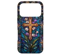 Spring Cross Lily of the Valley Easter Christian Blue Case for iPhone 17 Pro