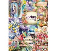 Spring Cut and Collage - Rainbows, Rainy Days & Blooms - A Ephemera Collection for Crafting Delight