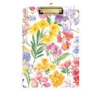 Spring Cute Colorful Flowers White Paper Storage Box Acrylic Cute For Household Pediatric Size 9x12