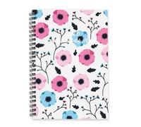 Spring Cute Small Flowers 2026 Journal Diary A5 To Do List Diary Journal for Women Notebook 2026 for Business Week To View Monthly Year Planner with Dotted Line Note Page Slim