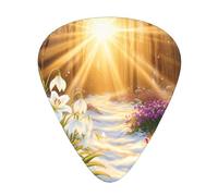 Spring Dawn Forest Guitar Picks Gift Set - 12 Smooth Durable Plectrums For Acoustic, Electric & Bass Guitar, Perfect Present For Guitar Lovers & Musicians