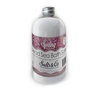 Spring Dead Sea Salts - Rose & Neroli Essential Oils - Salts & Co Organic Natural Aromatherapy Bath Salts - 500g