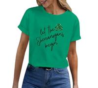 Spring Deals Green Shirt Women St Patricks Day Shirts St Patricks Day Girls St Patricks Day Hair Accessories St Patricks Day Ornaments Ladies Floaty Summer Tops Warehouse Clearance Bargains Sale