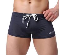 Spring Deals, Men's Swim Briefs Sexy Quick Dry Mens Swimming Trunks with Adjustable Drawstring Union Jack Banana Print Swim Trunk Sales