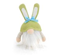 - Spring decoration, Easter doll, holiday figure of a faceless fairy with rabbit ears, Easter party doll, spring decoration for student dorm, bed, living room sofa, desk