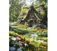 Spring Diamond Art Kits Adults 80x110cm, Diamond Painting Forest Paint by Numbers for Kids Beginner, DIY Full Drill Crystal Art Mosaic Kit with Accessories, Home Decor Gifts for Teenage Girls 6X-950