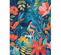 Spring Diamond Painting Kits for Adults, 5D Full Drill Square Diamond Art Kits, DIY Rhinestone Embroidery Cross Stitch Arts and Crafts, Crystal Art Painting for Home Wall Decor Gift 24x32 inch Q-445B