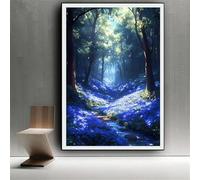 Spring Diamond Painting Kits for Adults Beginners, Landscape Diamond Art Kits for Kids, 5D Full Drill Crystal Rhinestone Sequin Art and Crafts for Home Wall Decor, Gift for Women 32x40inch 0z-165