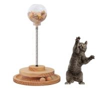 Spring Dispenser for Cat , Cat Feeder Ball, Interactive Game for Your Cat
