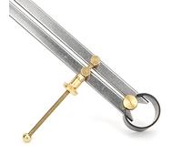Spring Divider, 250mm Adjustable Caliper Fine Ground Carbon Steel Brass Inside Spring Caliper Professional Precision Drafting Compass Tool for Mechanical Marking Leather Making (300mm)