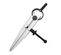 Spring Divider, Precision Spring Wing Divider, Leather Wing Divider, Carbon Steel Leather Compass for Leather Wood Plastic Metal Surfaces Scribing Marking Circle