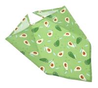 Spring Dog Bandana Triangle Polyester Green for Pet Birthday Party | Creative Design, Machine Washable and Quick Dry, Easy Clean Polyester, for Dogs and Pet Use