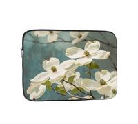 Spring Dogwood Blossoms Laptop Sleeve Bag 15 Inch, Waterproof Shockproof Laptop Case Bag Computer Skin Bags Lightweight Tablet Carrying Case