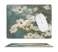 Spring Dogwood Blossoms Mouse Pad Mouse Mat 10 X 8 Inch