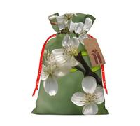 Spring Dogwood Blossoms Print Gift Versatile Bags Reusable Drawstring Festive Pouches For Party Favors Season