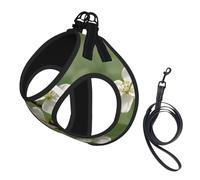 Spring Dogwood Blossoms Print Reflective No Choke Pet Vest Harness,Adjustable Soft Padded Dog Harness With Easy Control Handle
