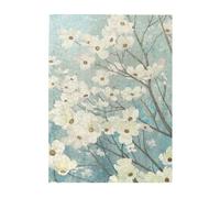 Spring Dogwood Blossoms Printed Wooden Puzzle 500 Piece, Cute Puzzle Game in Plastic Box for Family Entertainment and Brain Training Gifts