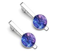 Spring Dolphin Cherries Flowers Tie Clips for Men Shirt Necktie Bar Pinch Mens Suit Tie Accessories Silver Tack Pins Cufflinks