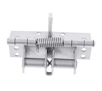 Spring Door Closer, 990 Automatic Closing Hinge Self Door Heavy Duty Hinges Closer Springs to Close 1pc(Silver)