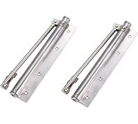 Spring Door Closer, Automatic Door Closers,2Pcs Spring Loaded Stainless Steel Gate Closer, Door Hardware(OneColor)