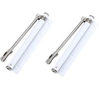 Spring Door Closer, Automatic Door Closers,2Pcs Spring Loaded Stainless Steel Gate Closer, Door Hardware(Wit)