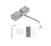Spring Door Closer, Automatic Door Closers for Interior Doors, Safety Automatic Door Closer, Stainless Steel Adjustable Door Spring Closer Door Stopper for Home (03-Silver)