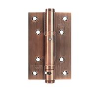 Spring Door Closer, Door Closer,Automatic 1Pc Heavy Duty Self Closing Spring Hinges Stainless Steel Hinge(Bronze)