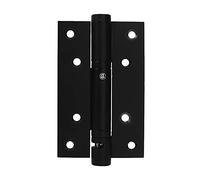 Spring Door Closer, Door Closer,Automatic 1Pc Heavy Duty Self Closing Spring Hinges Stainless Steel Hinge(Black)